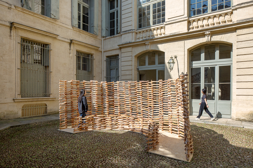 780 leftover baguettes turn into public pavilion by MERO studios in montpellier post thumbnail image