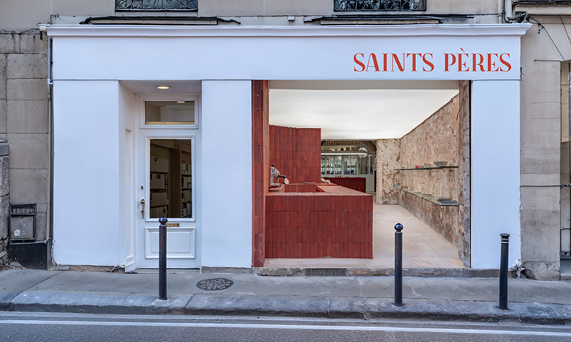 red bricks line the refreshment club’s kiln-inspired flagship for parisian porcelain house post thumbnail image